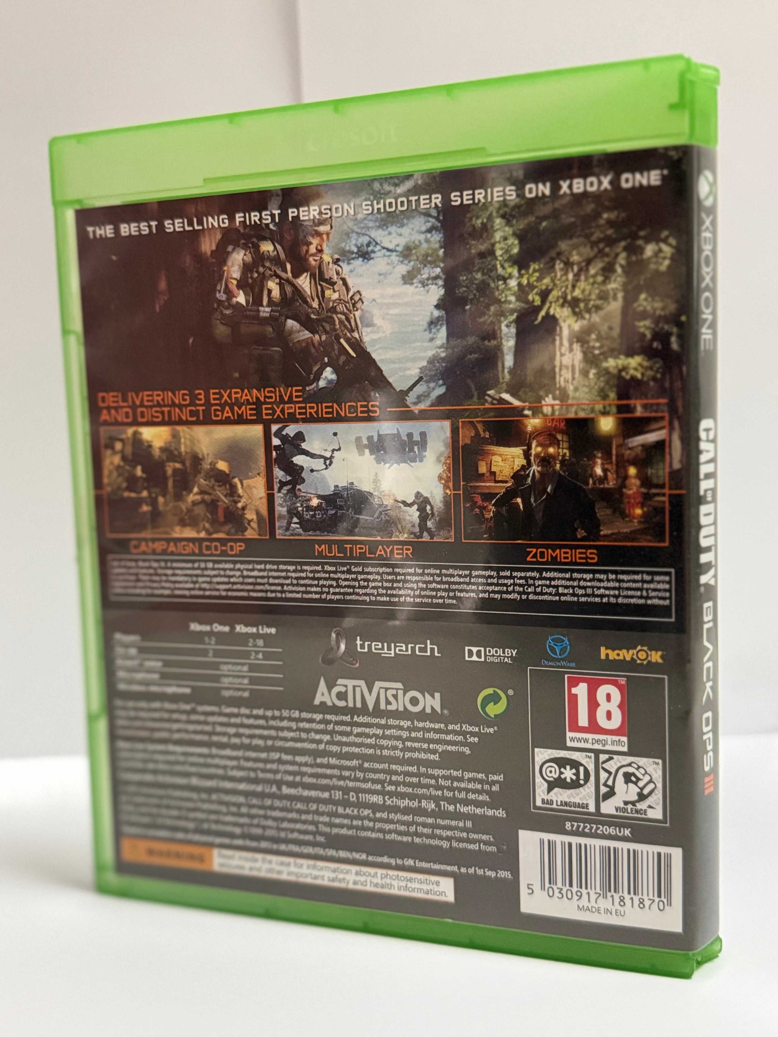 Gra Call of Duty Black Ops III na Xbox One, ENG wersja, bdb stan!
