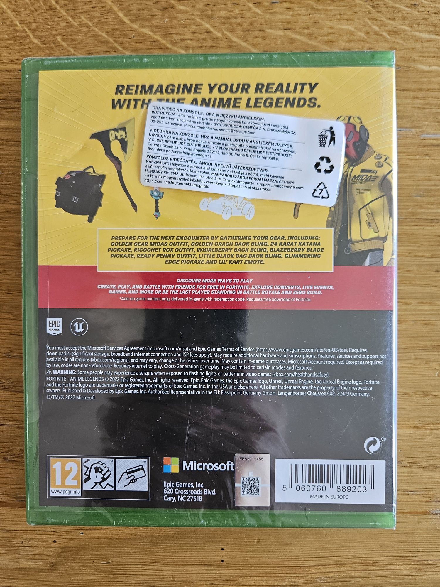 Nowa gra Fortnite XBOX Series X/S XBOX One