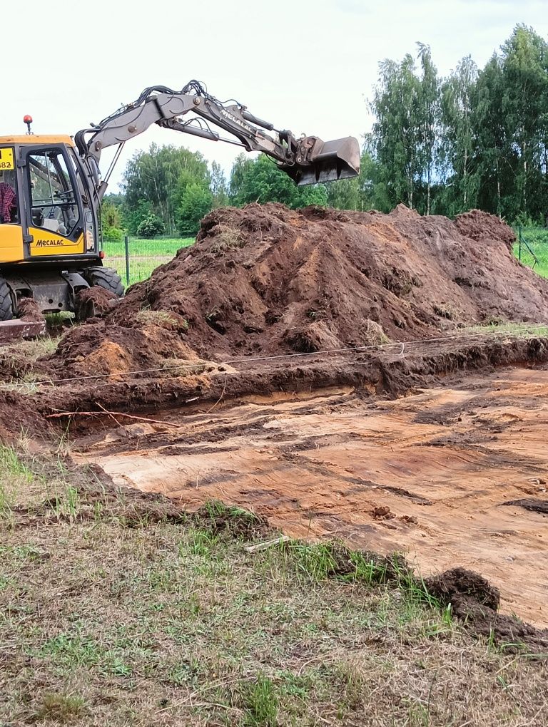 Usługi Mecalac12 łyżki+widly