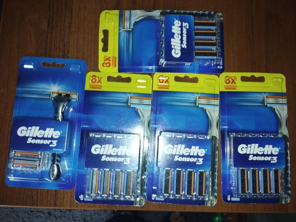 Ostrza Gillette sensor 3