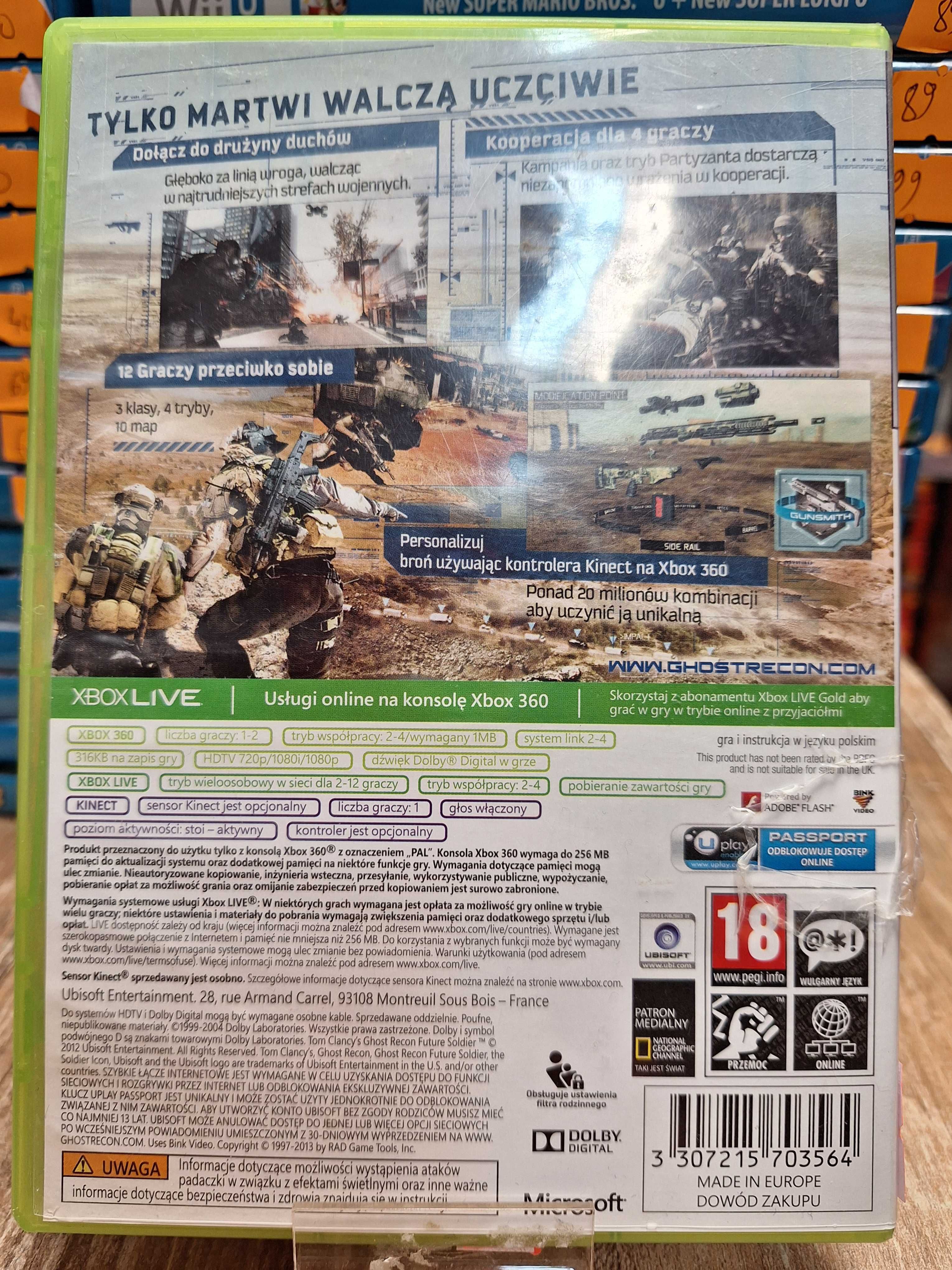 Tom Clancy's Ghost Recon: Future Soldier X360, Sklep Wysyłka Wymiana
