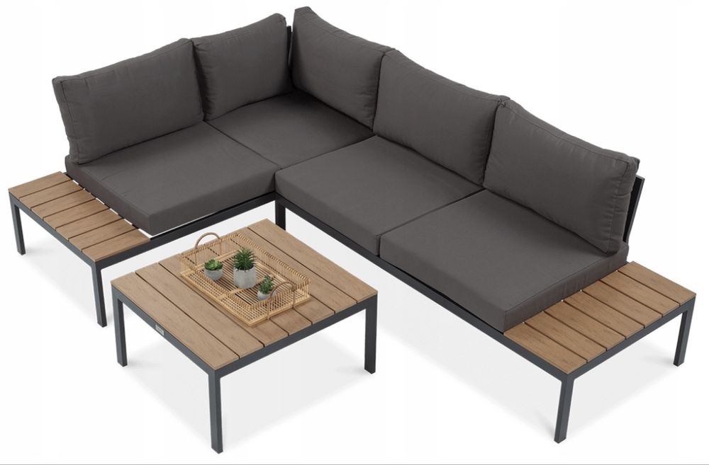 Narożnik Ogrodowy Sofa Stolik
