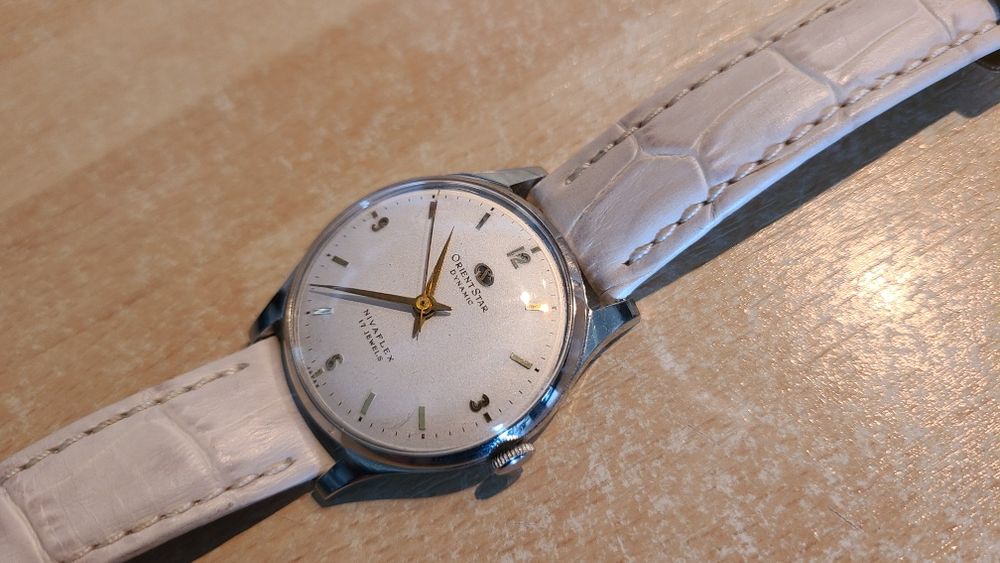 Винтажные японские часы ORIENTSTAR NIVAFLEX 17 Jewels Made in Japan