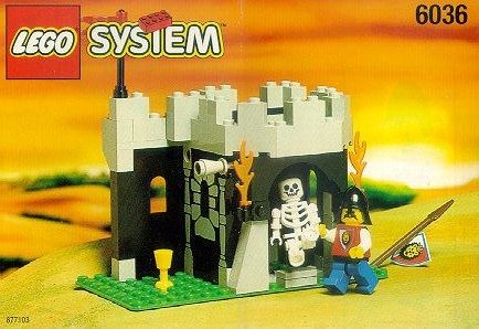 LEGO SYSTEM 6036 (Szkieletowa Niespodzianka) 1995 R