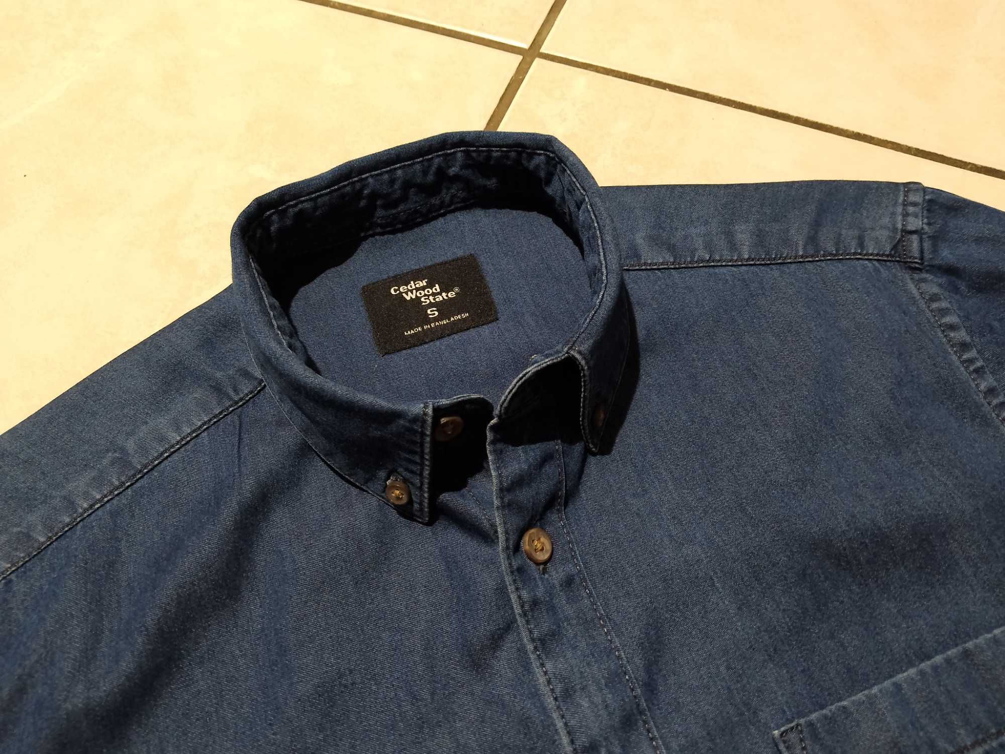 CEDAR WOOD STATE - NOWA! Koszula Męska Jeans rozmiar S