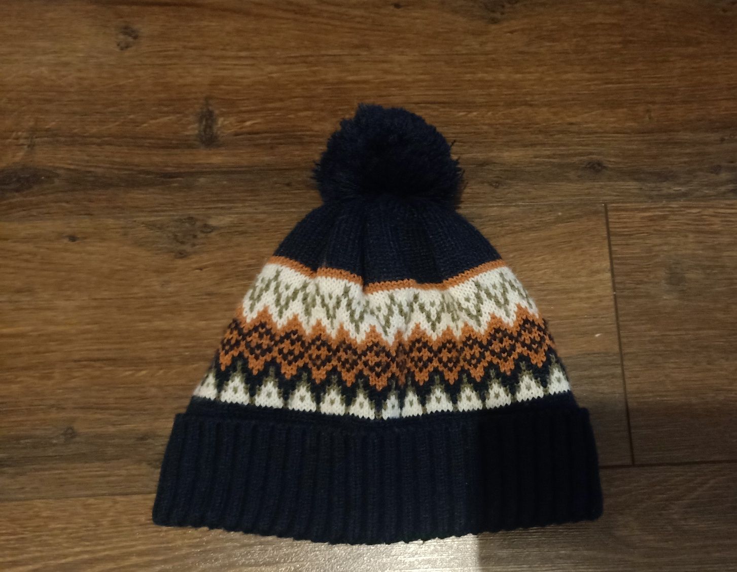 Ciepła czapka zimowa 48-50 cm,  rozmiar 104
