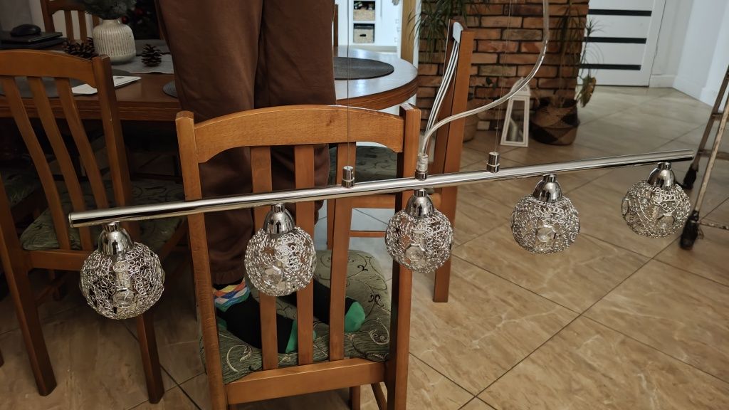 Lampa nad stół 5cio punktowa