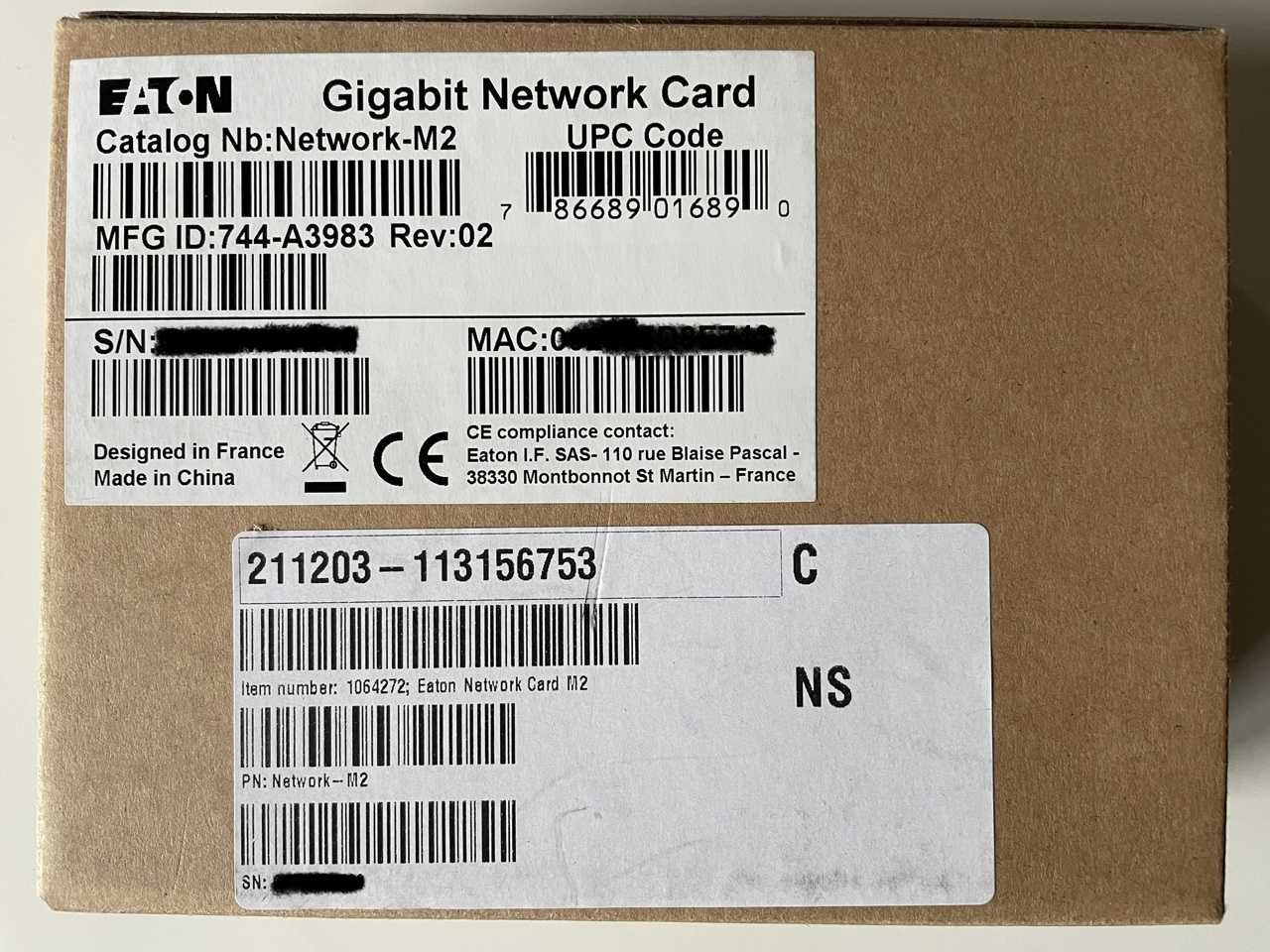 UPS Eaton Karta sieciowa M2 rev.02 Network-M2