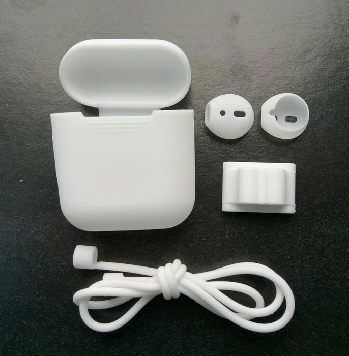 Распродажа! Силиконовый чехол на airpods. Набор из 4х элементов.
