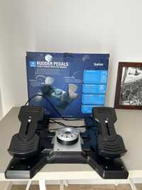 RUDDER PEDALS logitech g saitek flight pro