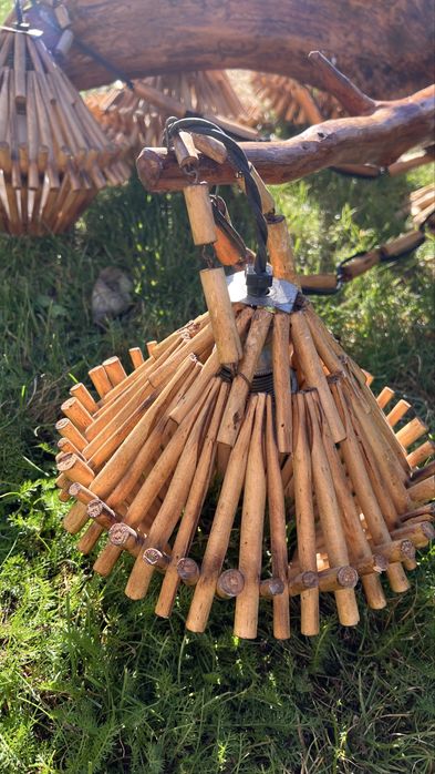 Lampa, żyrandol  korzeń 35 lat u mnie ;-)