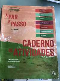 Caderno de atividades a Par e Passo 7 ano português