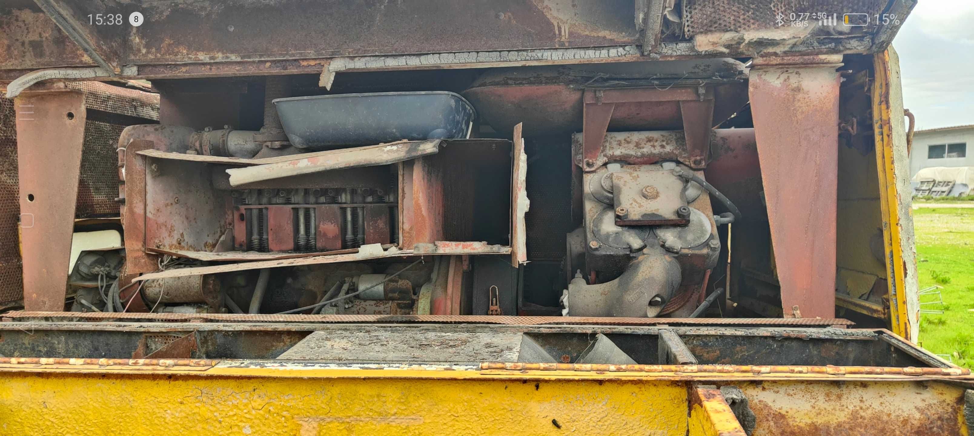Compressor Atlas Copco como motor a diesel Deutz