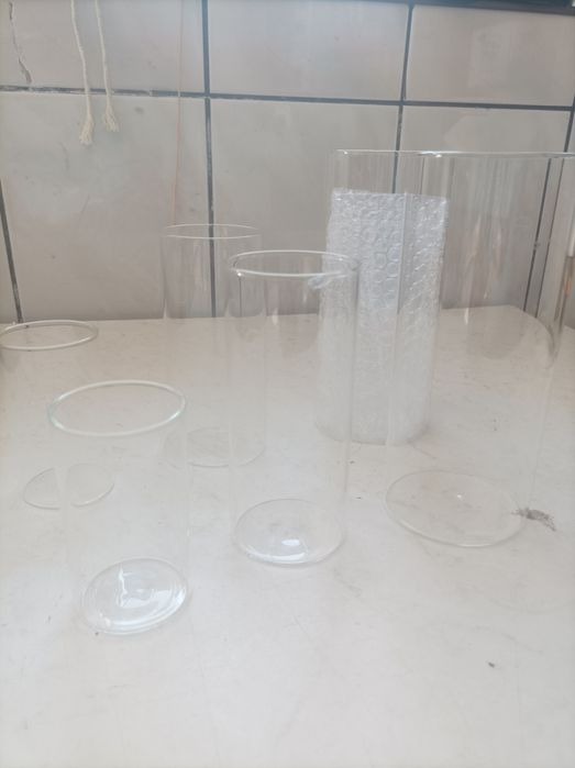 wazony cylindryczne 6 sztuk