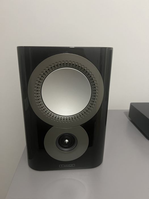 Mission ZX-1 czarne piano black podstawkowe kolumny głośnikowe stereo