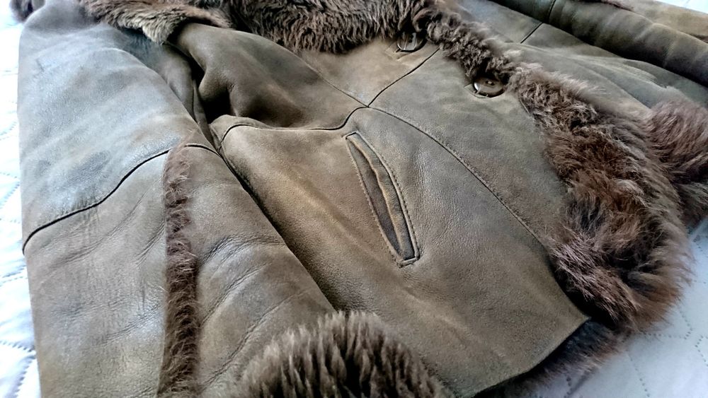 Kożuch Kubicz damski naturalny r.40