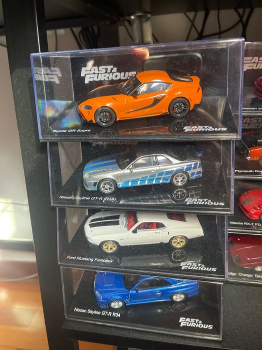 Carros da coleção velocidade furiosa