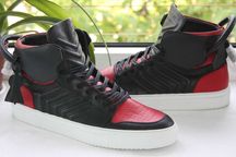 США! Кроссовки Buscemi X Ronnie Fieg (37р 39р) (BS1110FSP15-RED/BLK)