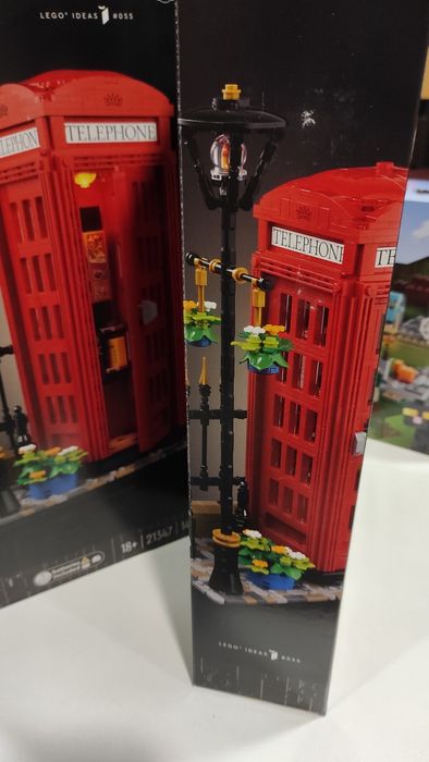 Конструктор LEGO IDEAS 21347 Червона лондонська телефонна будка
