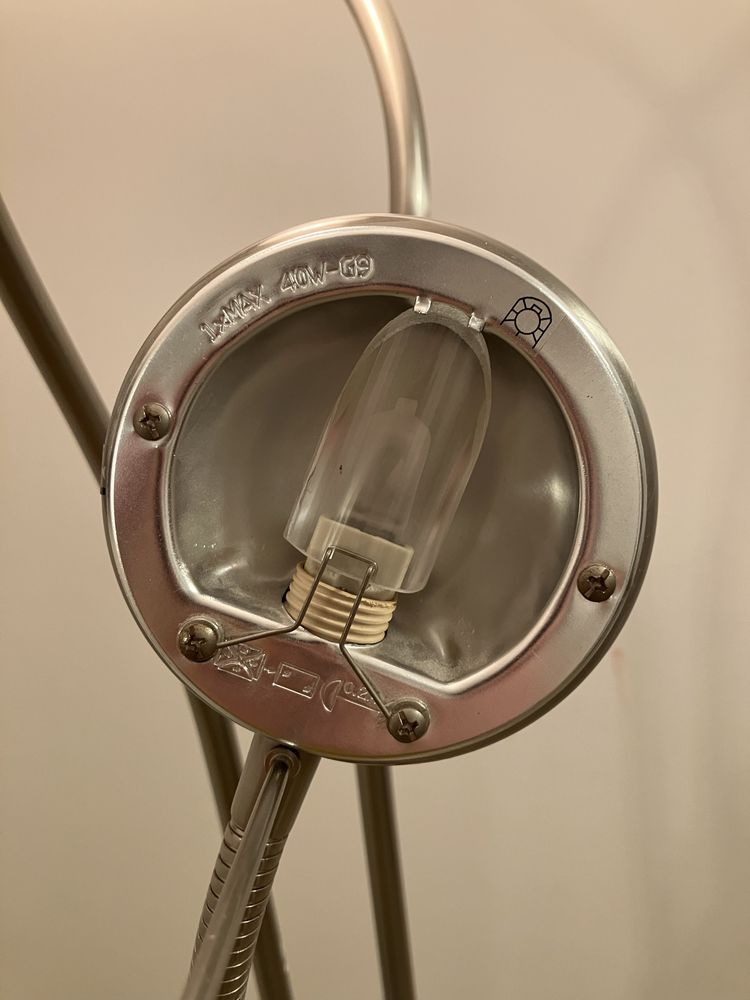 Lampa stojąca dwa źródła światla G9 40W, R7s 300W regulowane natężenie