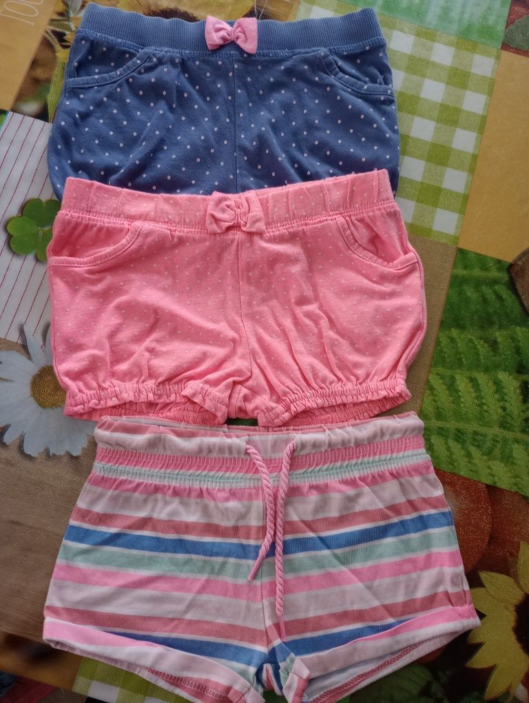 Letnie ubrania dla dziewczynki 74-80