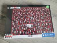 Puzzle la casa de Papel dom z papieru 1000 impossible