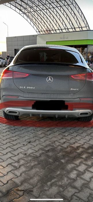 Накладка заднего бампера Мерседес GLE 350 w167, 2020 г.в