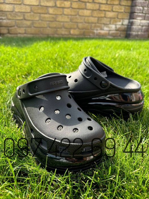 Супер Новинка! Classic Mega Crush Crocs Жіночі крокси Crocs платформа