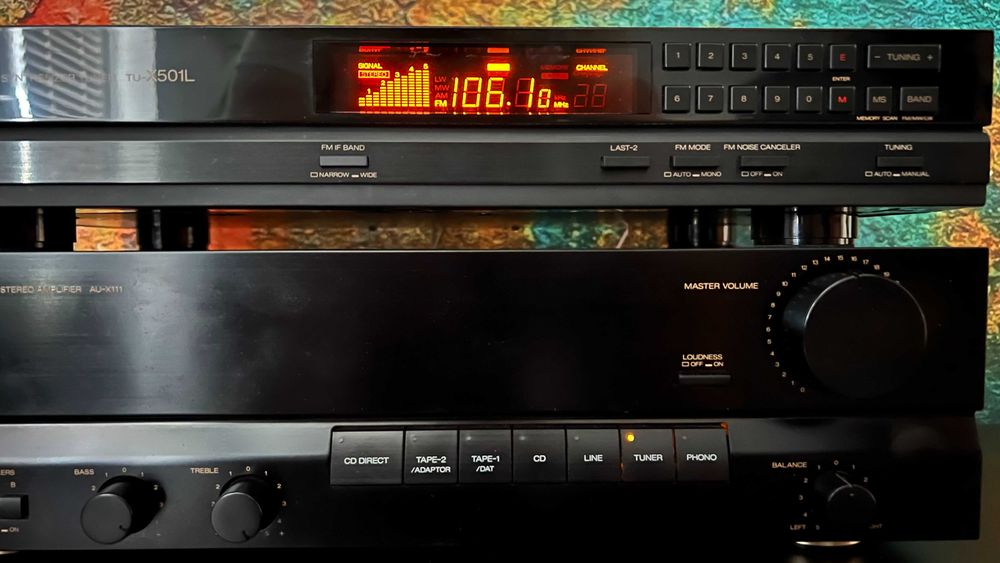 Sansui AU-X111 & TU-X501L zestaw/SERWIS/barwa 1. klasa/IDEAŁ/okazja