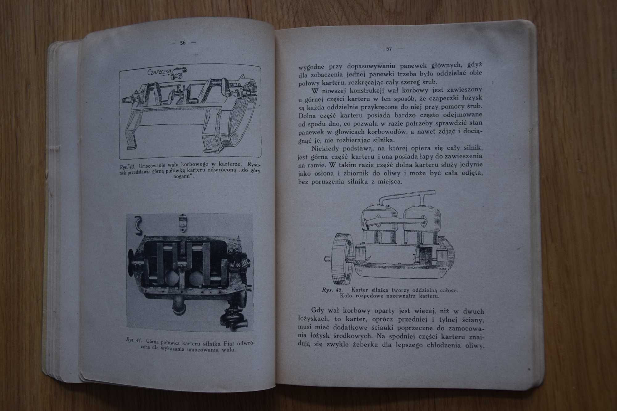 Instrukcja Katalog SILNIKI rok 1926