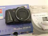 Aparat cyfrowy CANON PowerShot SX150is 14mp HD x12 manual CCD jak NOWY