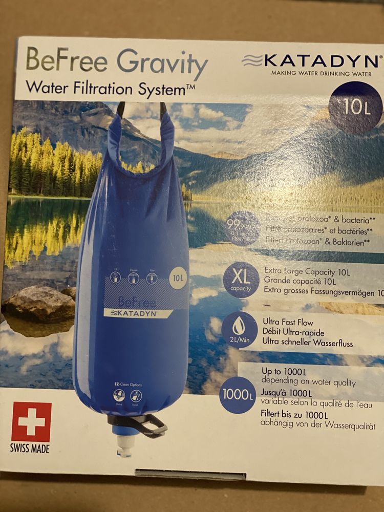 Zestaw filtrów do uzdatniania wody turystyczne survival katadyn bidon