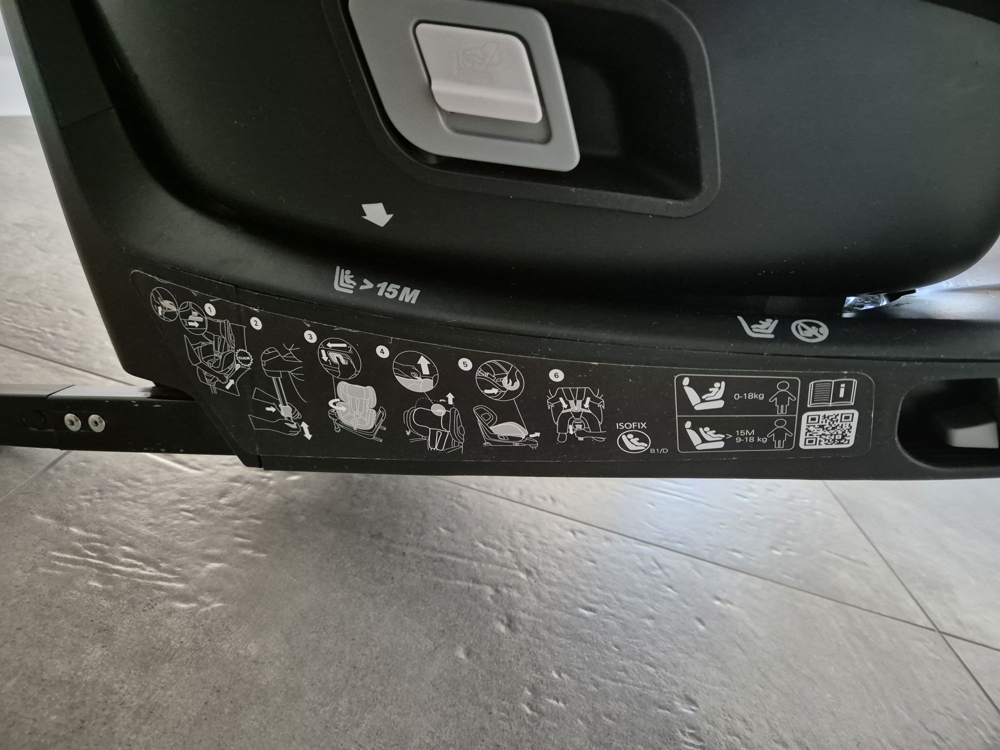 Fotelik Recaro Zero 1 Hero 360 0-18 kg obrotowy baza Isofix