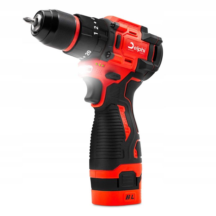 Wkrętarka Akumulatorowa Udarowa Wiertarka Bezszczotkowa Mocna Zestaw