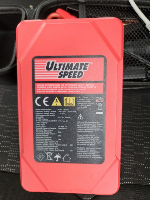 Power bank rozruchowy, booster powerbank parkside ultimate speed