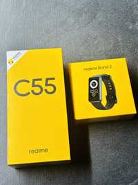 Telefon Realme C55 w zestawie z zegarkiem realme band 2