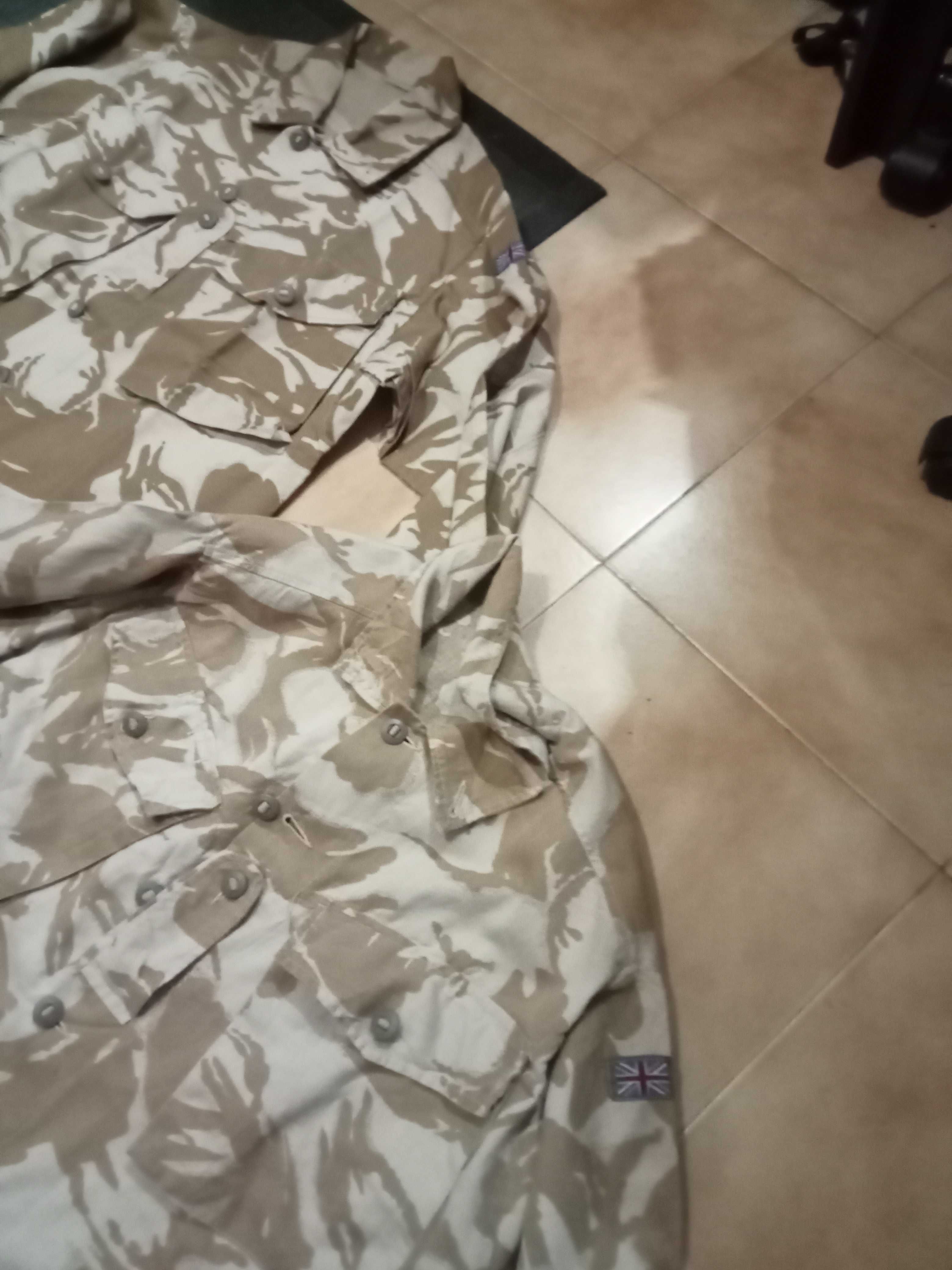 MILITAR-camisas milita da tropa inglesa+ calças camufladas impermeável
