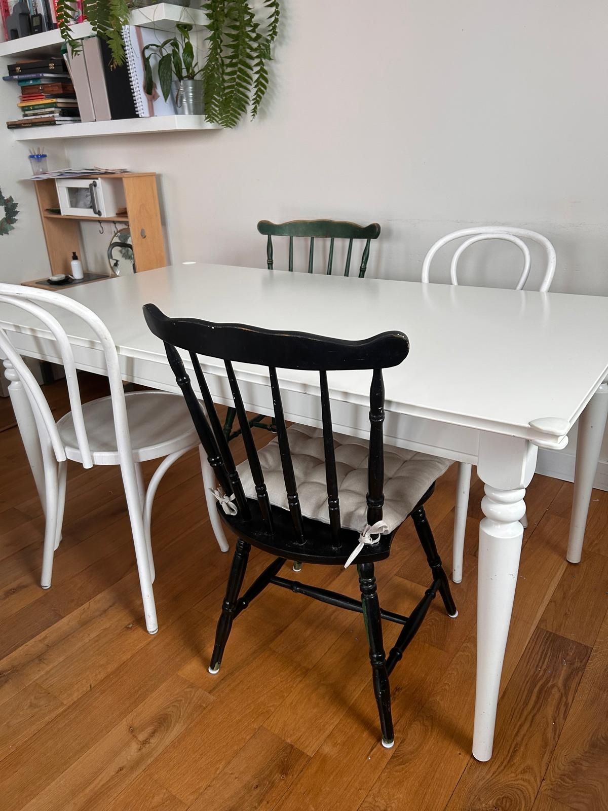 Stół rozkładany INGATORP IKEA duży biały dla 6 do 8 osób