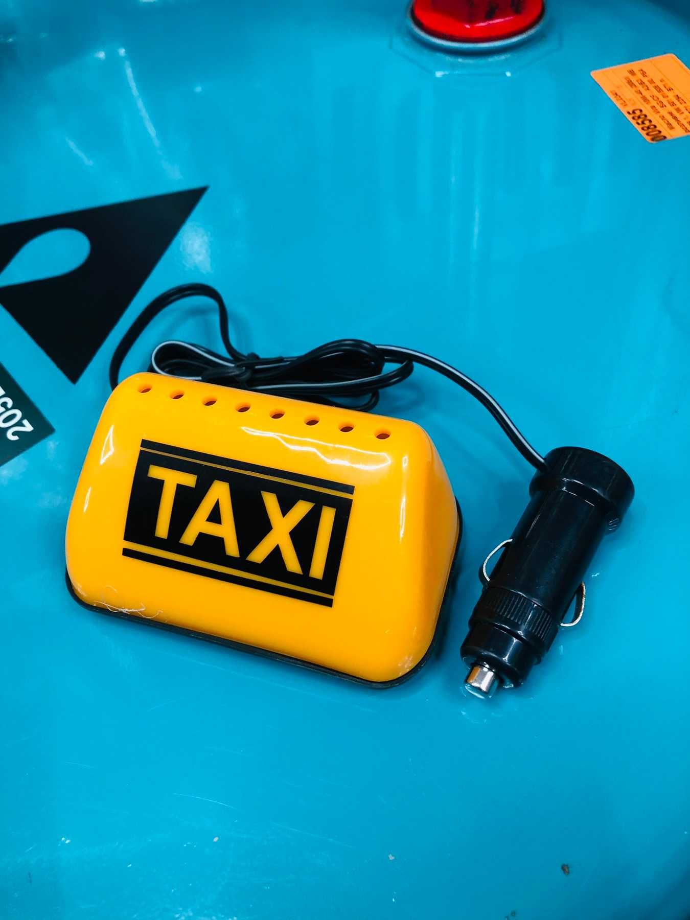 Шашка таксі міні, жовта маленька LED підсвітка, шашки taxi такси