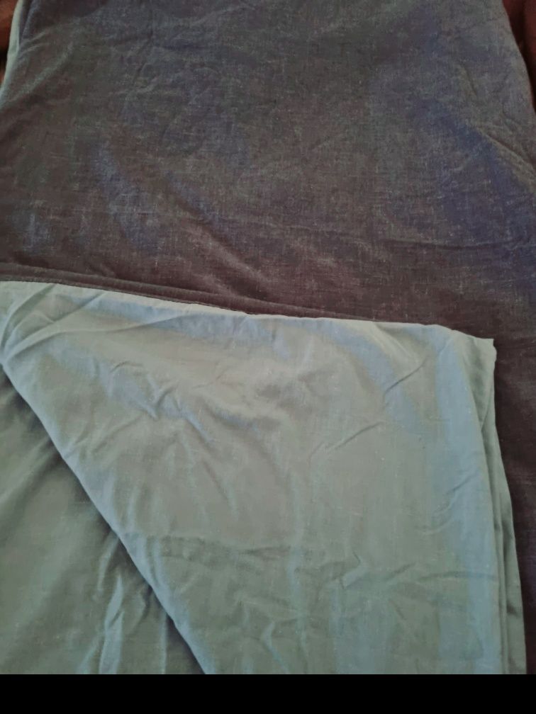 Capa de edredão Primark Home cor azul jeans