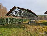 Konstrukcja stalowa hala wiata garaż warsztat magazyn 21x9 m
