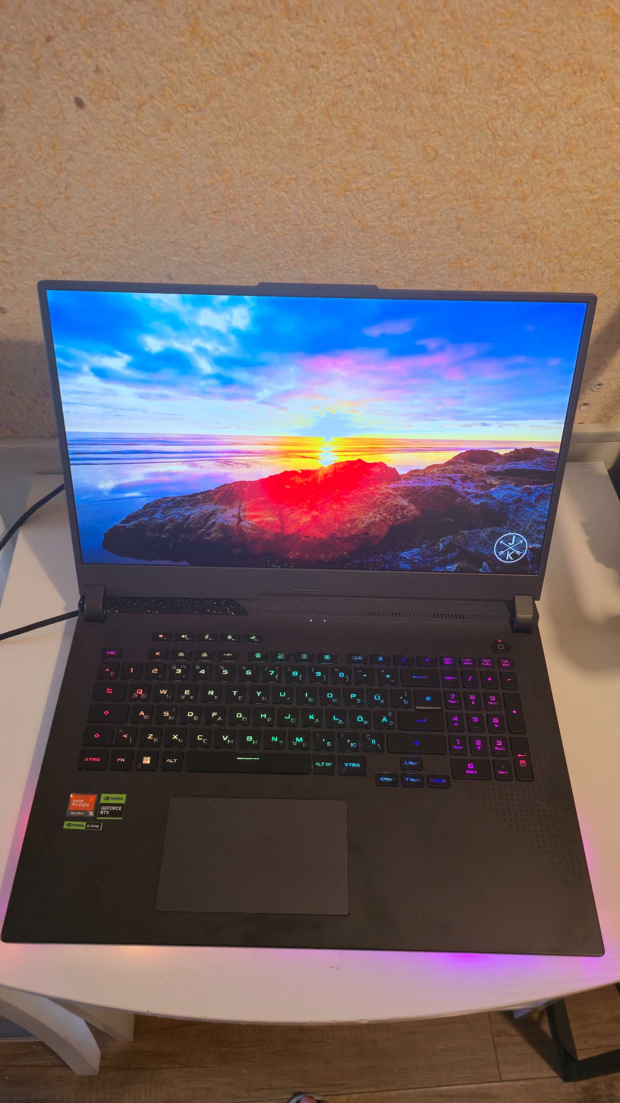 Ноутбук Ігровий RTX 4070 Ryzen 9 7845HX ASUS ROG Strix G17 (2023) G713