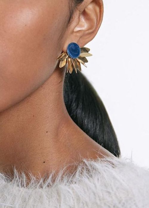 Brincos flores douradas - Parfois