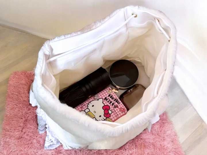 plecak Hello Kitty różowy/biały 30 cm