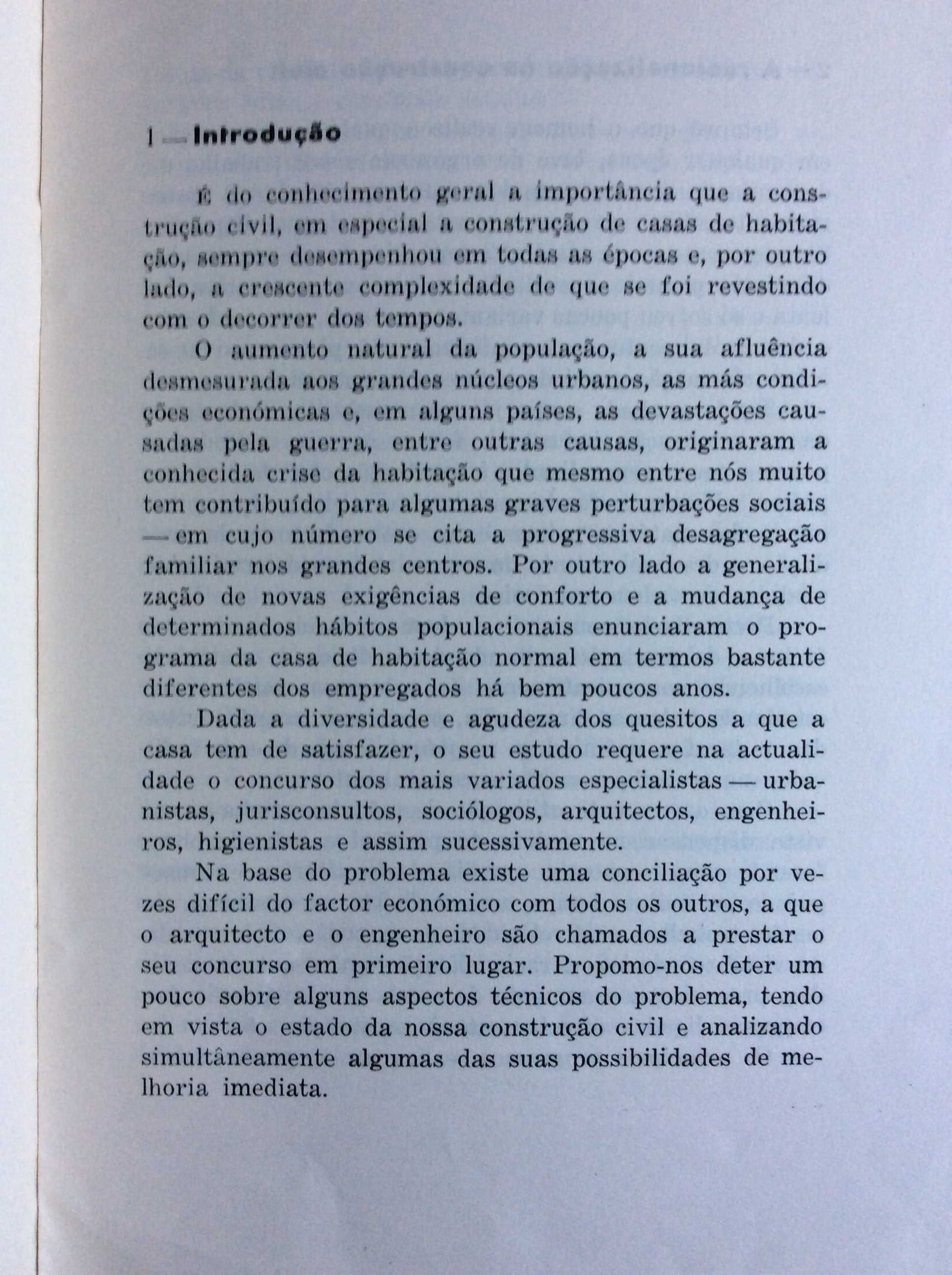 A racionalização da construção em Portugal. Tese, 1948
