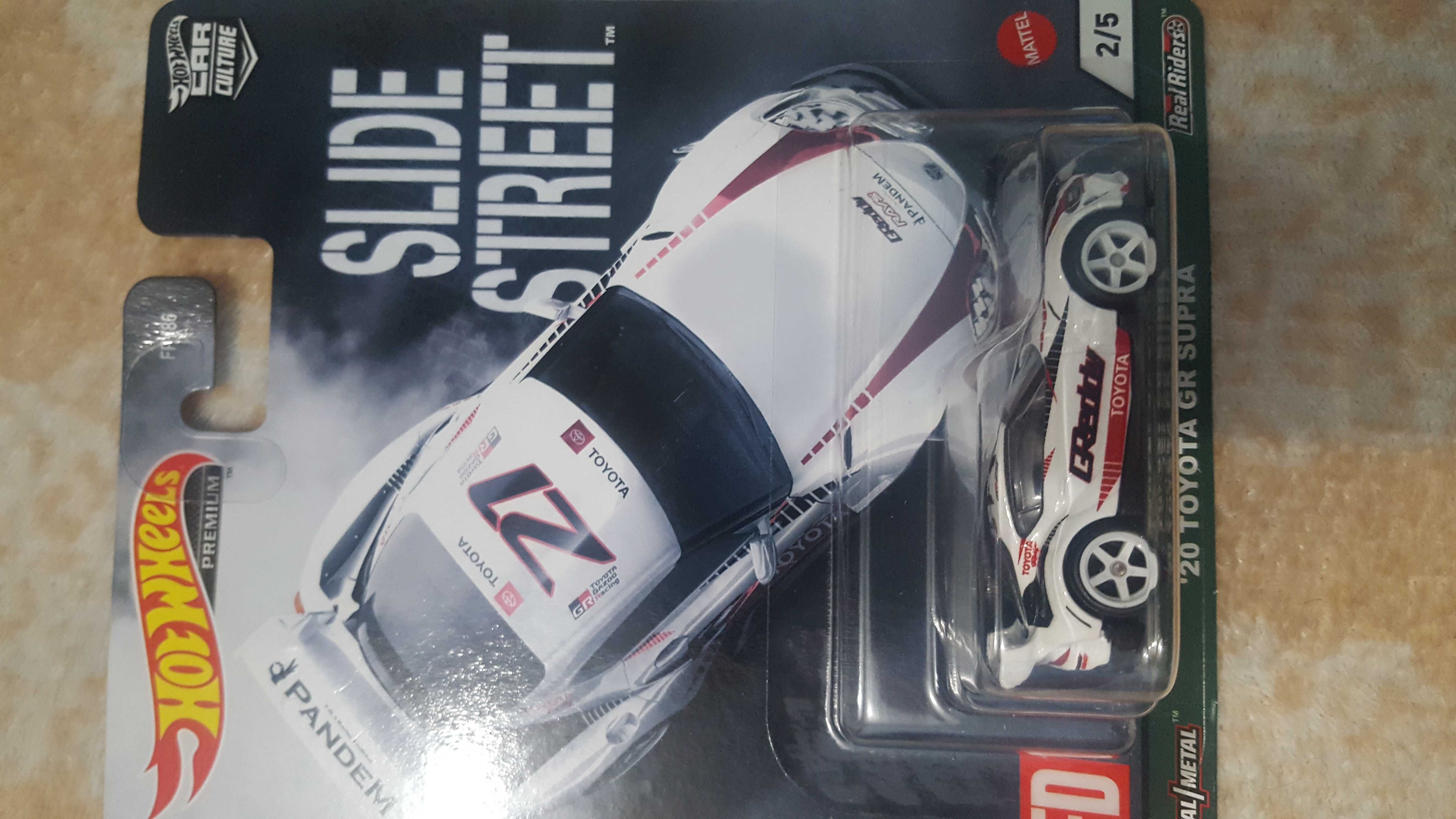 hot wheels premum set SLIDE STREET subaru brz mustang supra silvia s14