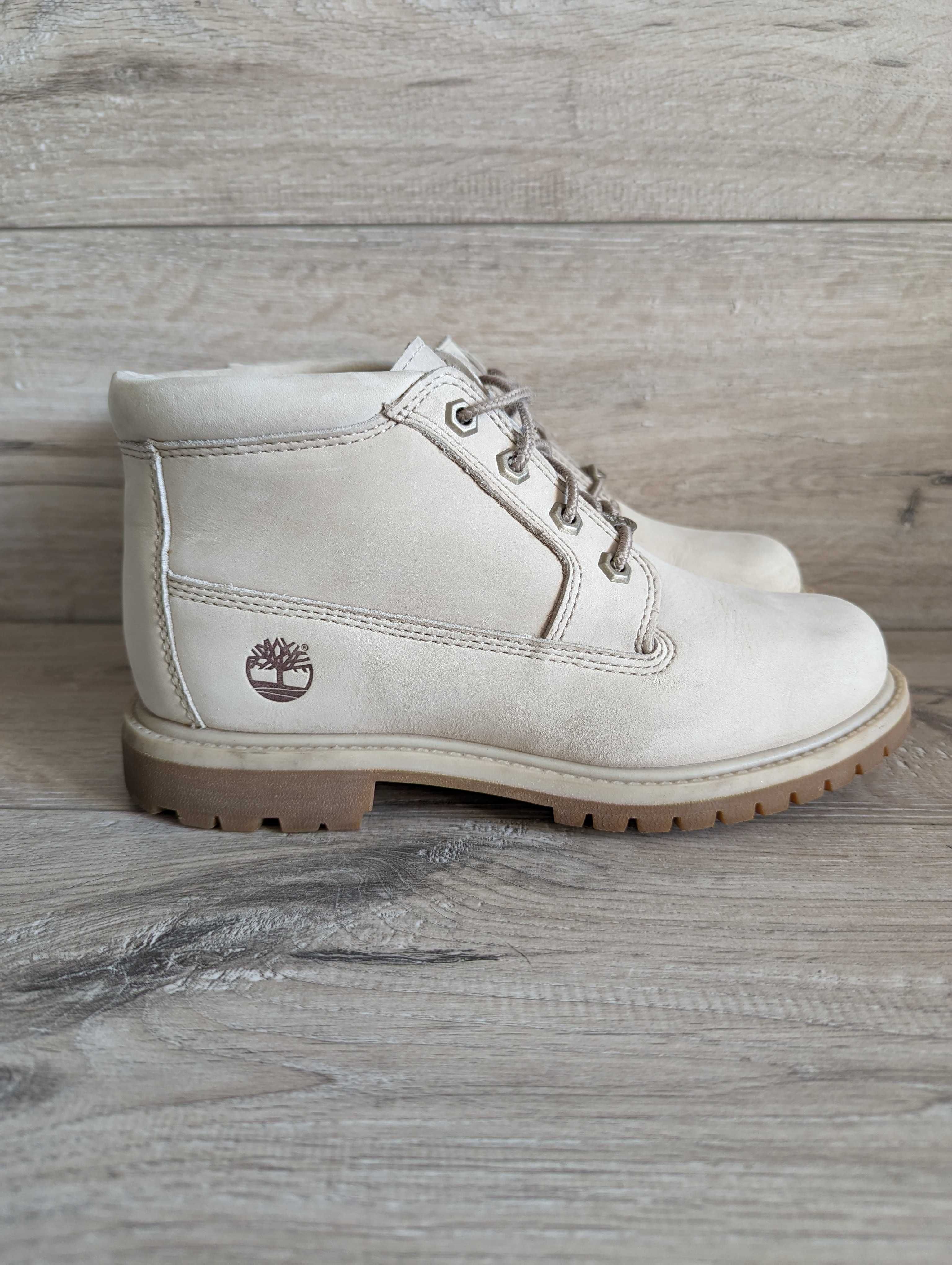 Ботинки кожаные б/у Тимберленд Timberland Nellie Chukka  37-38 р 24 см