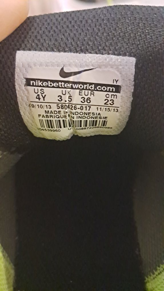 Tenisówki Nike rozmiar 36