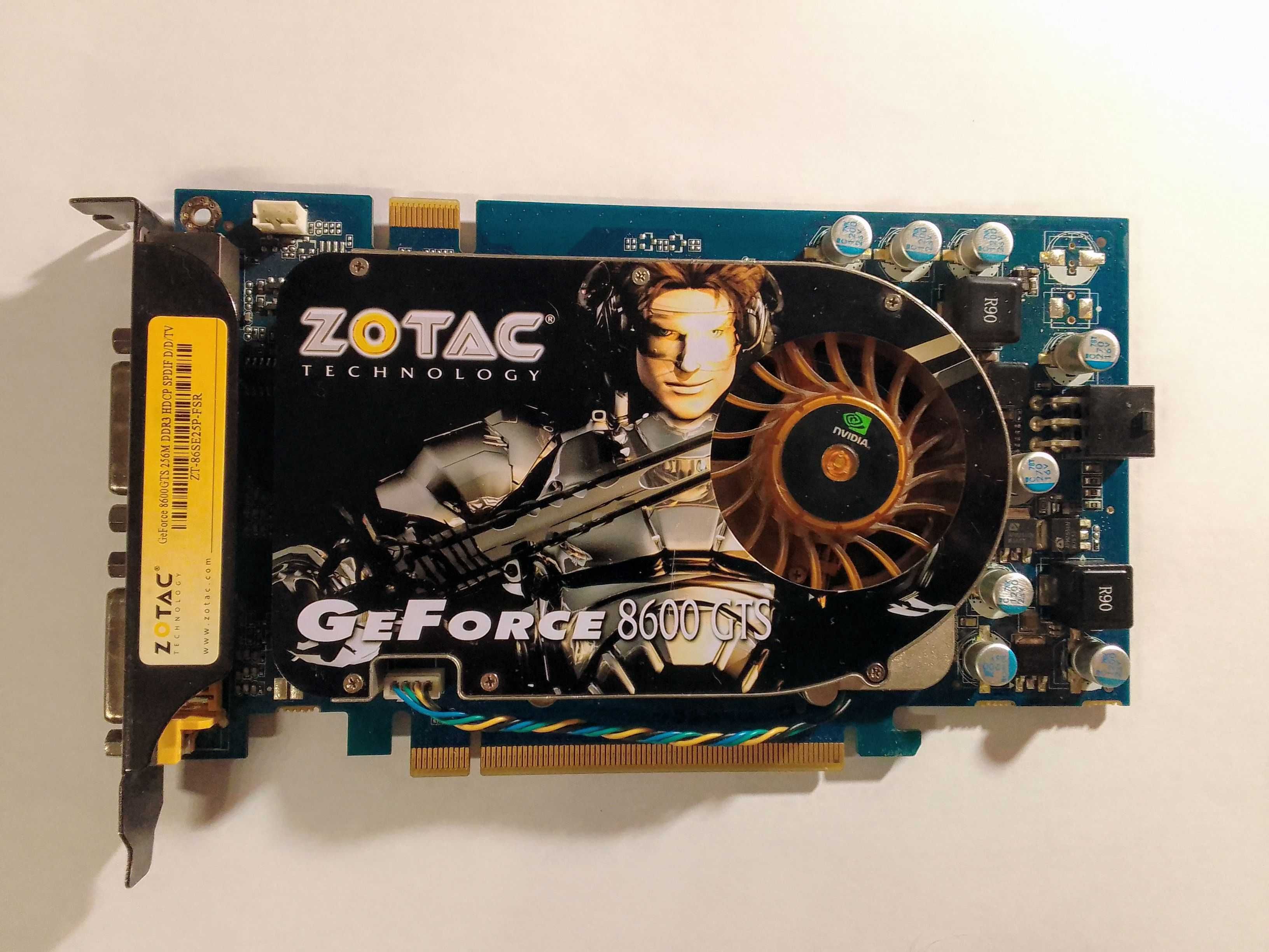 Видеокарта Zotac PCI-Ex GeForce 8600 GTS