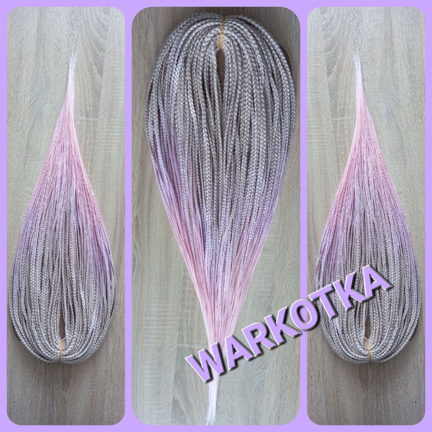 Warkoczyki wielorazowe set DE